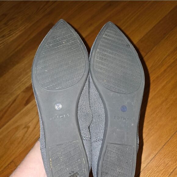 Rothys gray pointed toe slip-on flats women size 11 - Picture 6 of 7